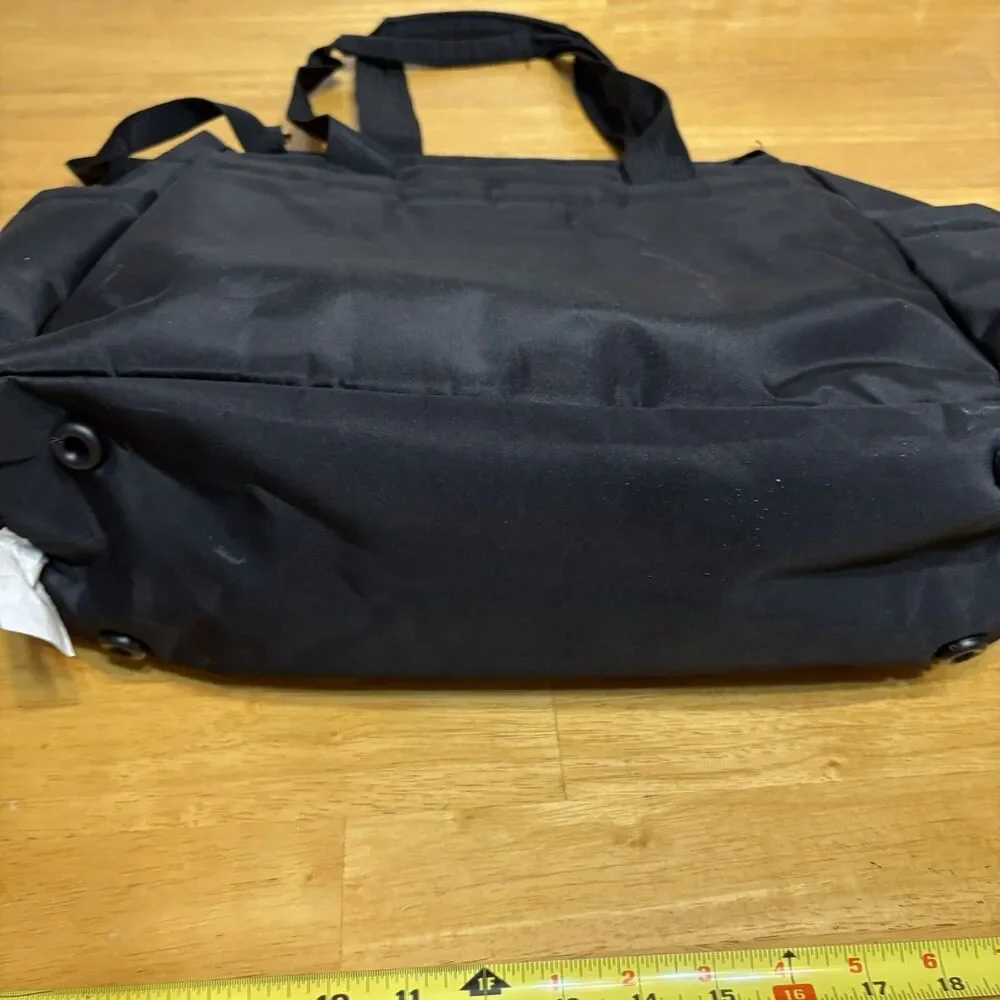 Fisher-Price Harper Frame‎ Bag Tote Travel Diaper Quilted Black Insulated Pouch - Picture 3 of 16